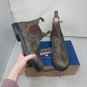 Blundstone MENS Chelsea Rustic Brown Boot